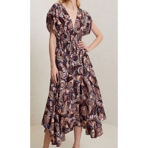 A.L.C. Lucia Dress - Bitter Chocolate MSRP $595 Size 2 - Picture 1 of 12